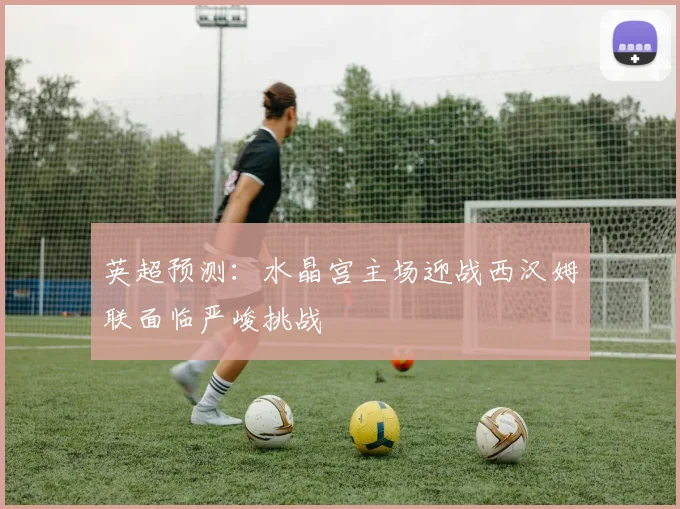 英超预测：水晶宫主场迎战西汉姆联面临严峻挑战